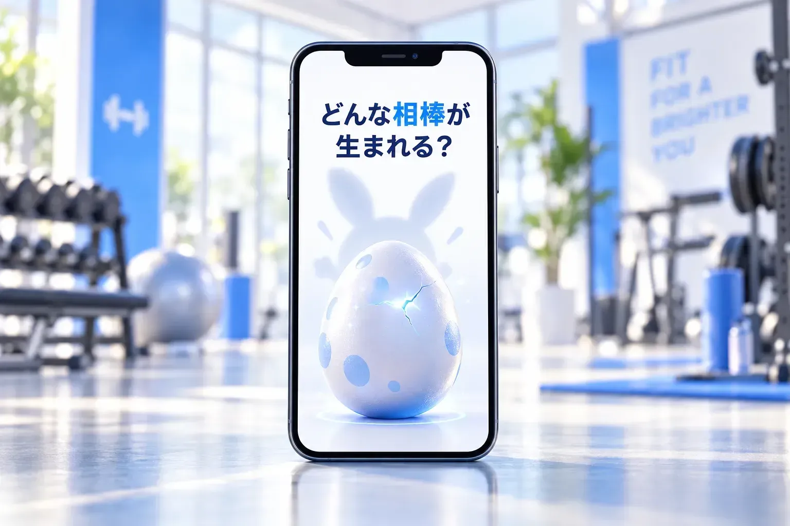 卵から生まれる自分だけのAIキャラクターのイメージ